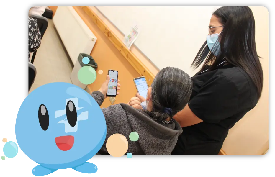 Capacitación a equipos de salud